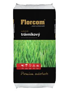 Florcom trávnikový substrát s kremičitým pieskom Premium 40 l