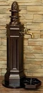 ROMA studňa + kohút 1/2" kladivkový bronz 98 / 32 / 48cm